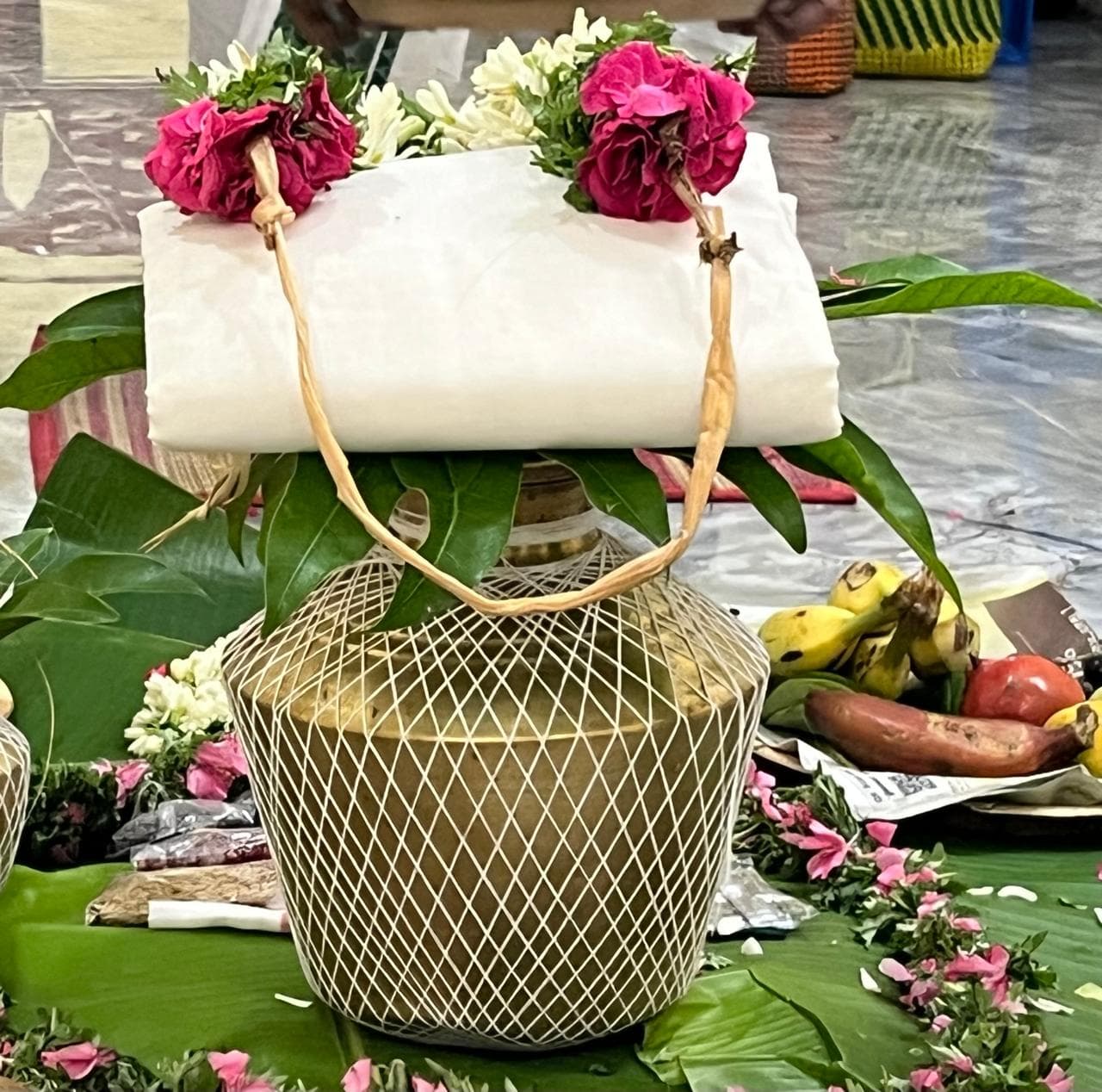 Homam fire ritual in Rameswaram